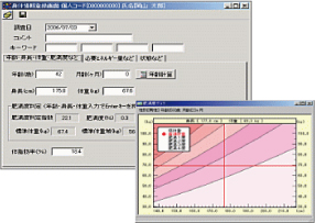 身体情報登録画面