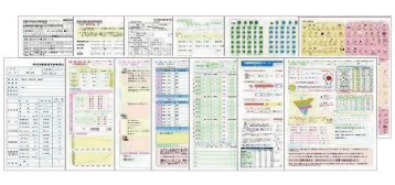 特定健診及び特定保健指導に対応した質問票、指導票、支援計画・報告書等についてイメージ画像